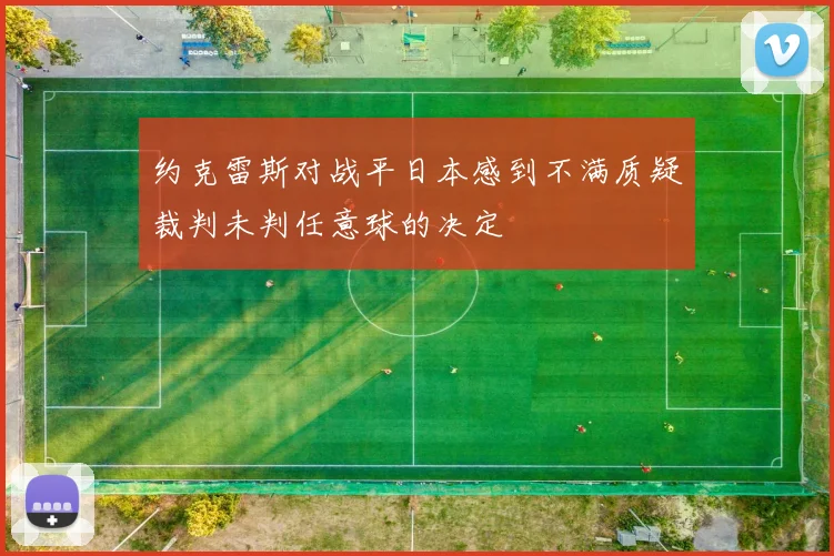 约克雷斯对战平日本感到不满质疑裁判未判任意球的决定